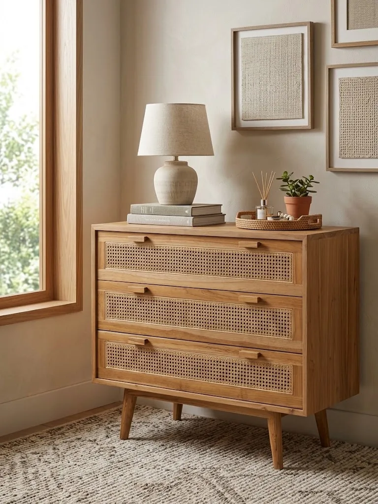 RATTANOVA 3 DRAWER CHEST