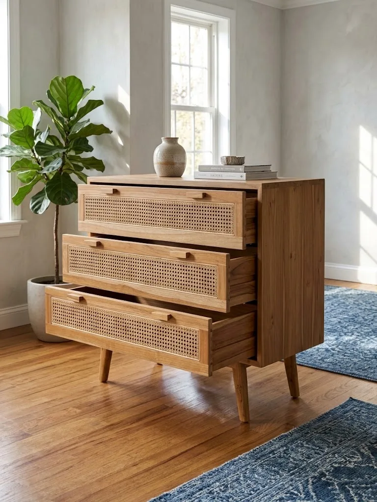 RATTANOVA 3 DRAWER CHEST